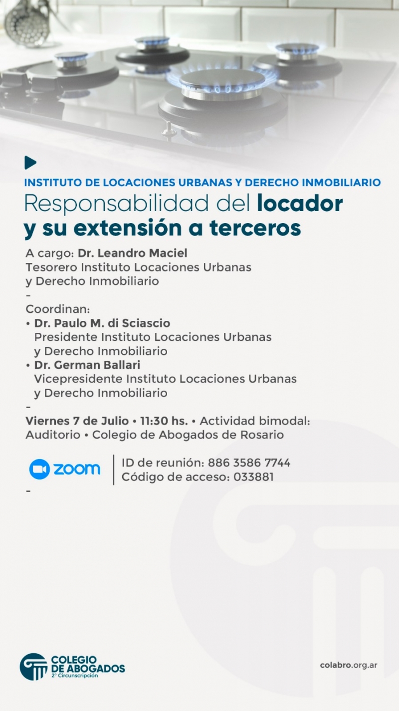 RESPONSABILIDAD DEL LOCADOR Y SU EXTENSIÓN A TERCEROS - 07/07/2023